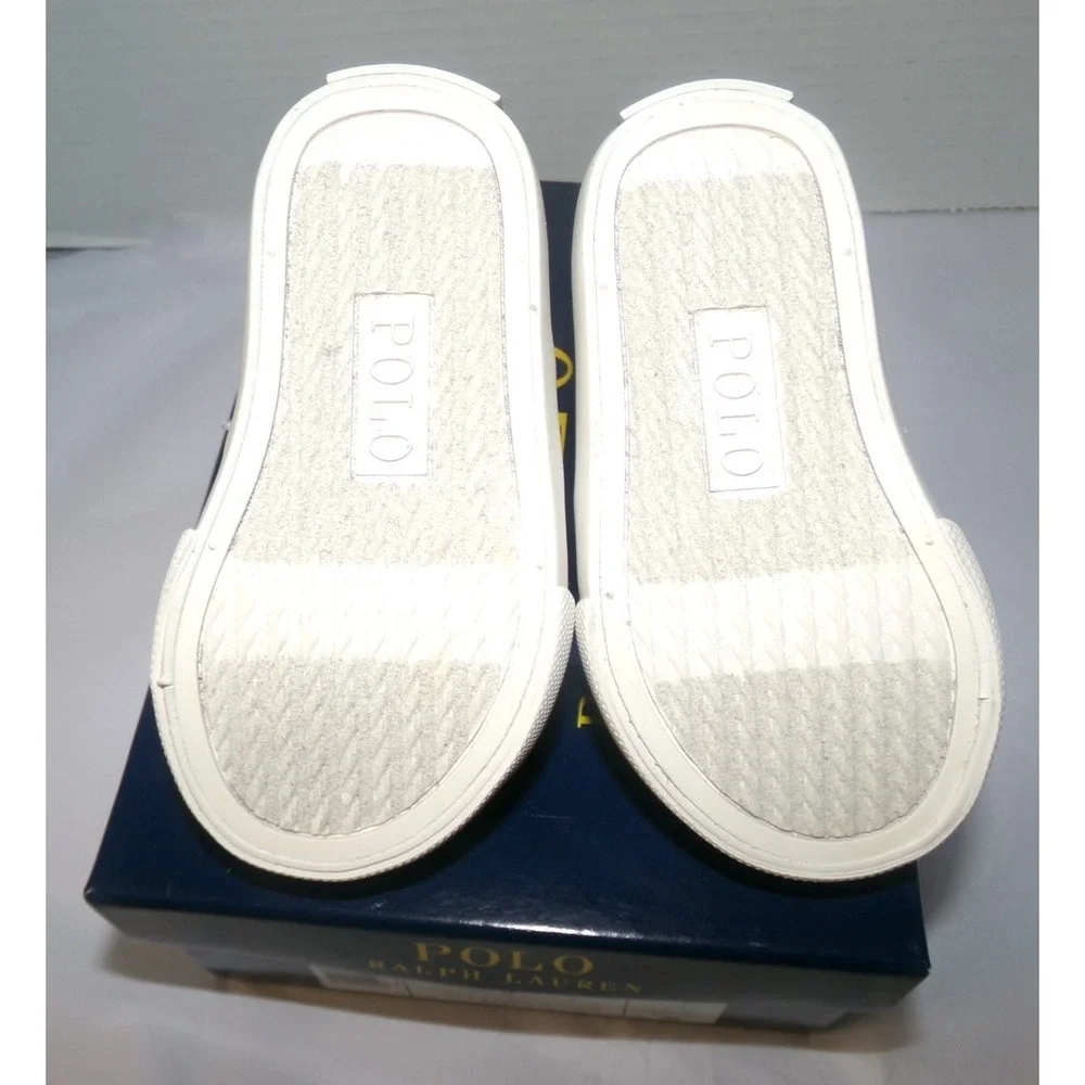 NIB POLO RALPH LAUREN SAYER GREY CAMO SHOES~SZ‎ 4~TODDLER~